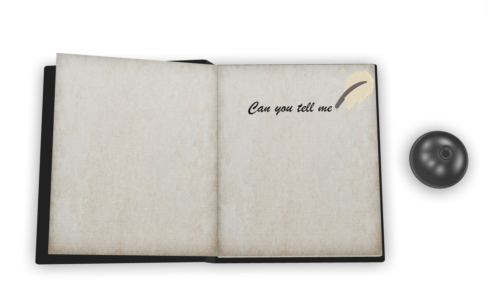 Tom Riddle diary animated 3D model_12