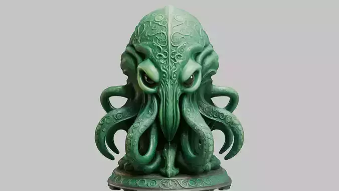 Detailed 3D model of Cthulhu