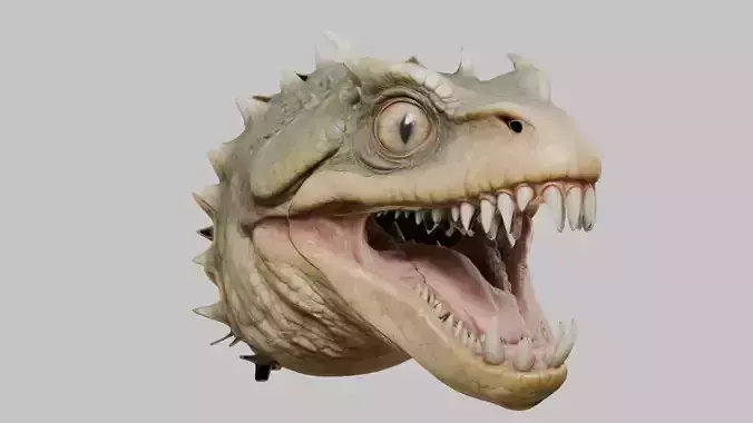 Sci-fi Dragon Head