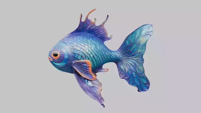 Stylized 3D Fish Model