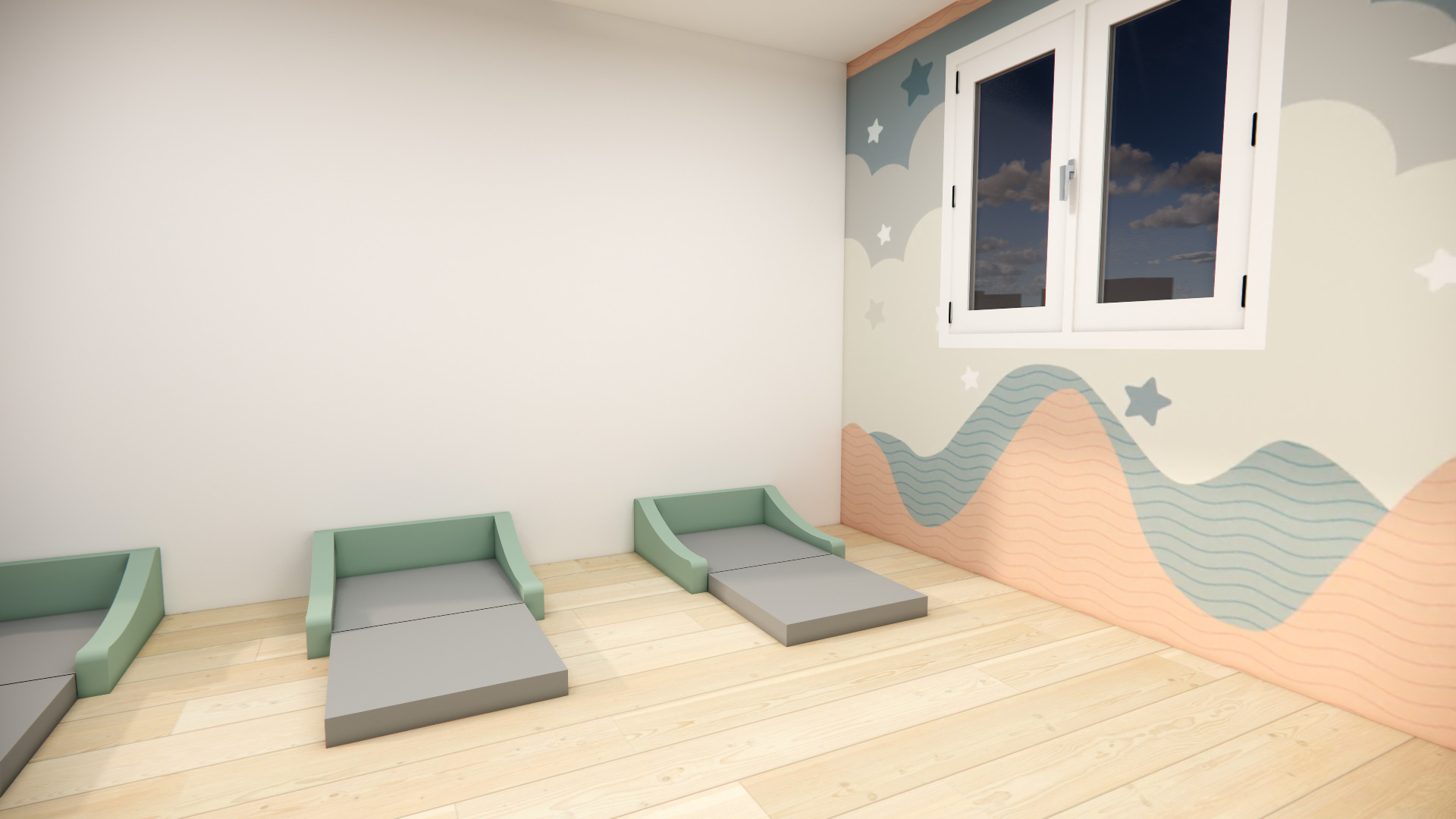 Lit enfant 3D model_2