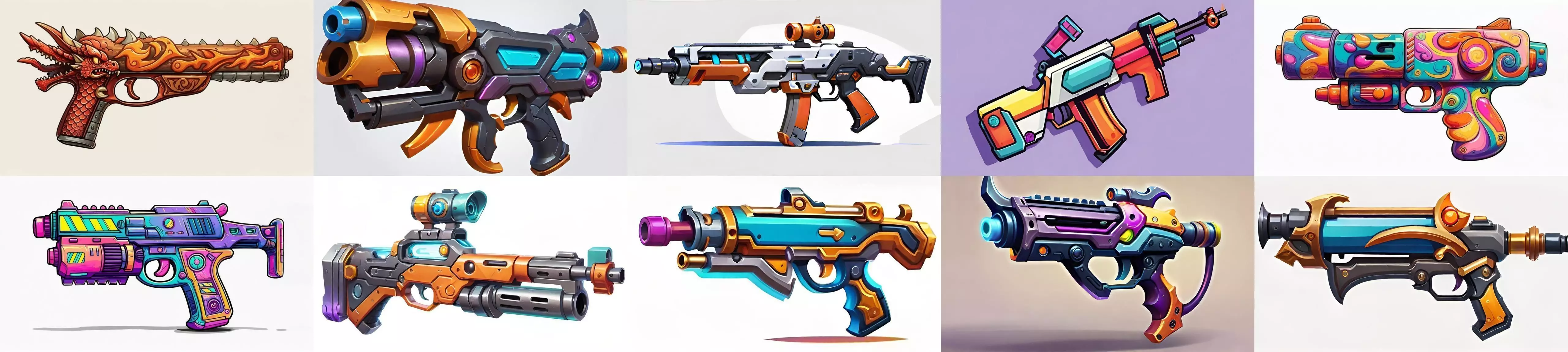 GunWeapon bundle 1 pack 100 fbx Low-poly 3D model_0