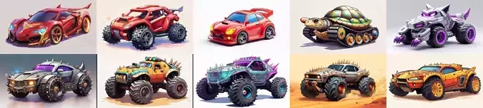 cars3 bundle 2 pack 30 obj