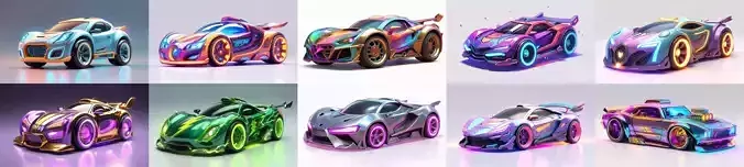 cars3 bundle 1 pack 100 obj