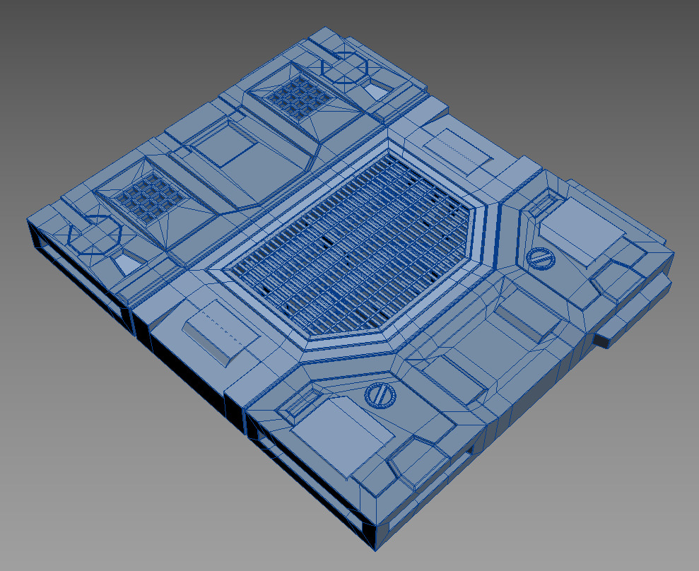 modular panel scifi A01 3dprint 3D print model_1
