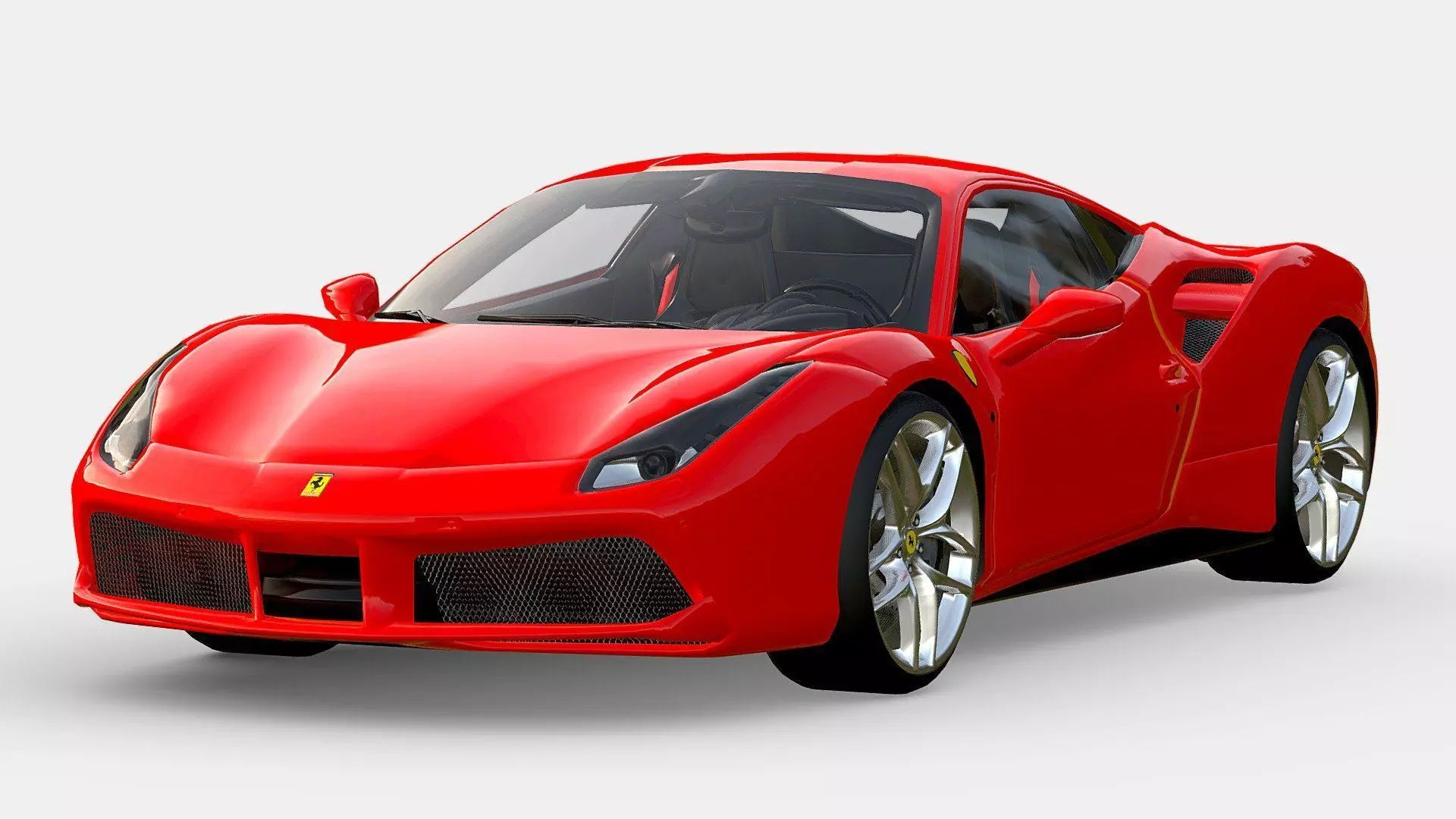 Ferrari 488 GTB 3D model_0