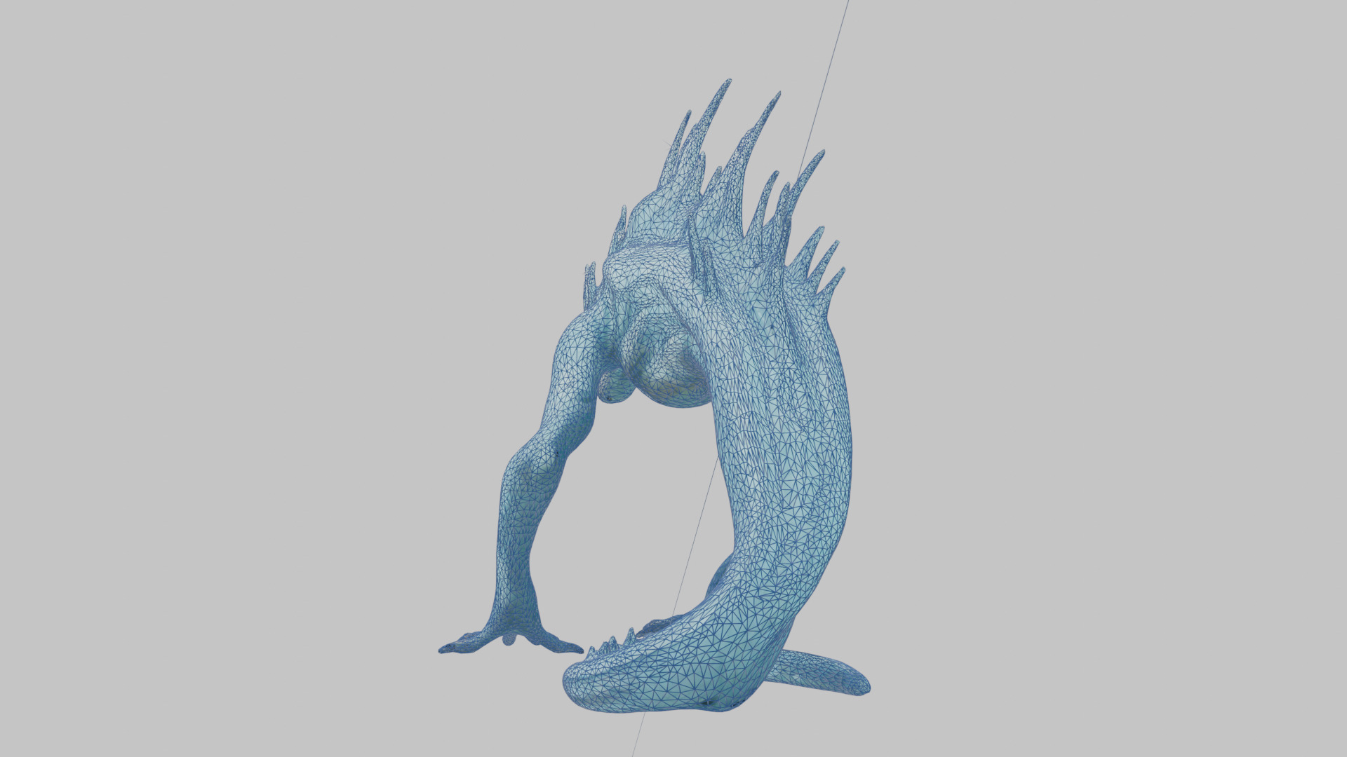 Alien Creature Low-poly 3D model_18