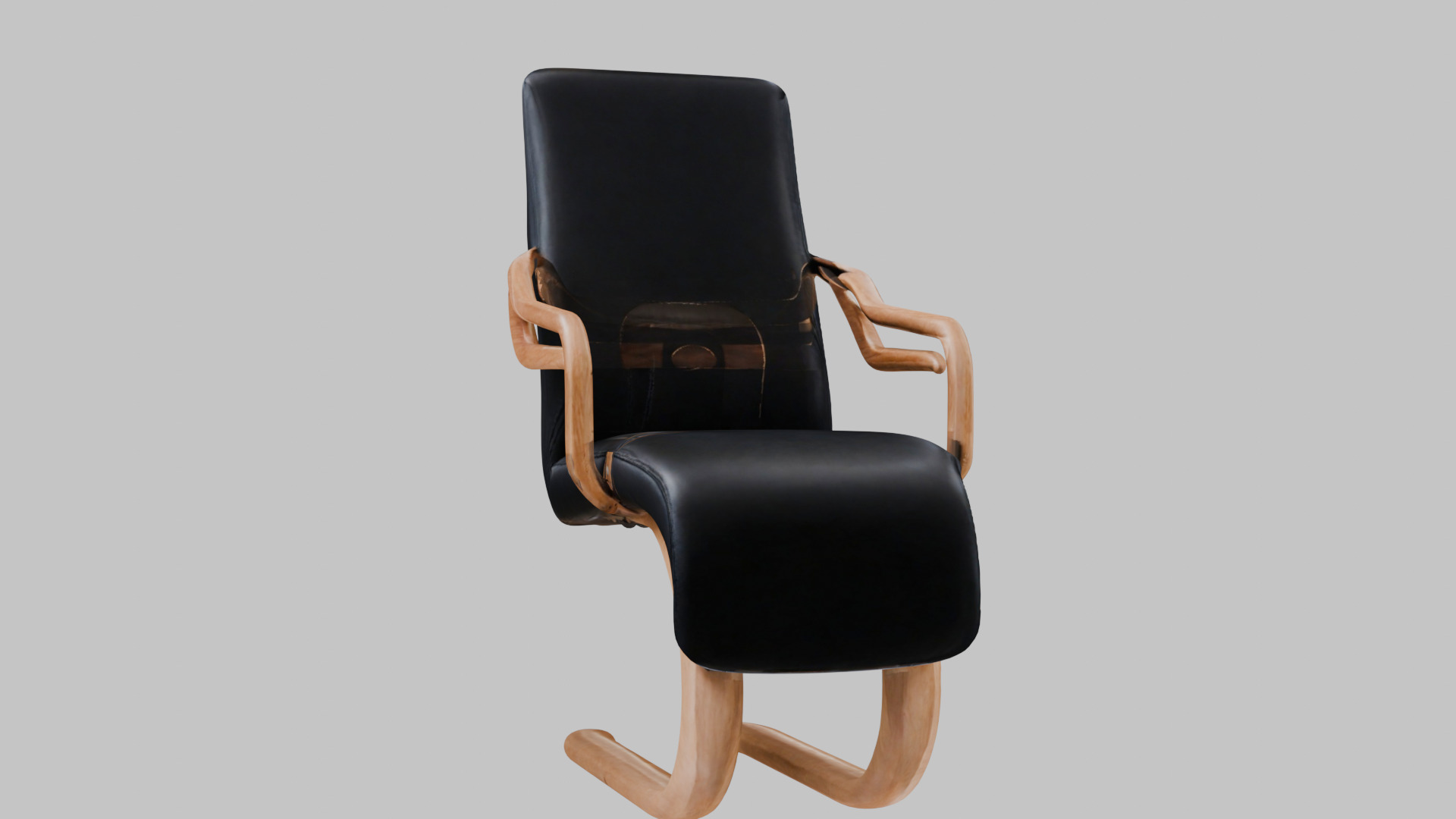 Modernist Chair 3D Model Low-poly 3D model_5