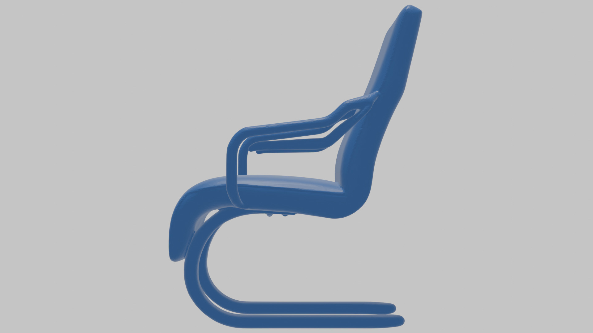 Modernist Chair 3D Model Low-poly 3D model_10
