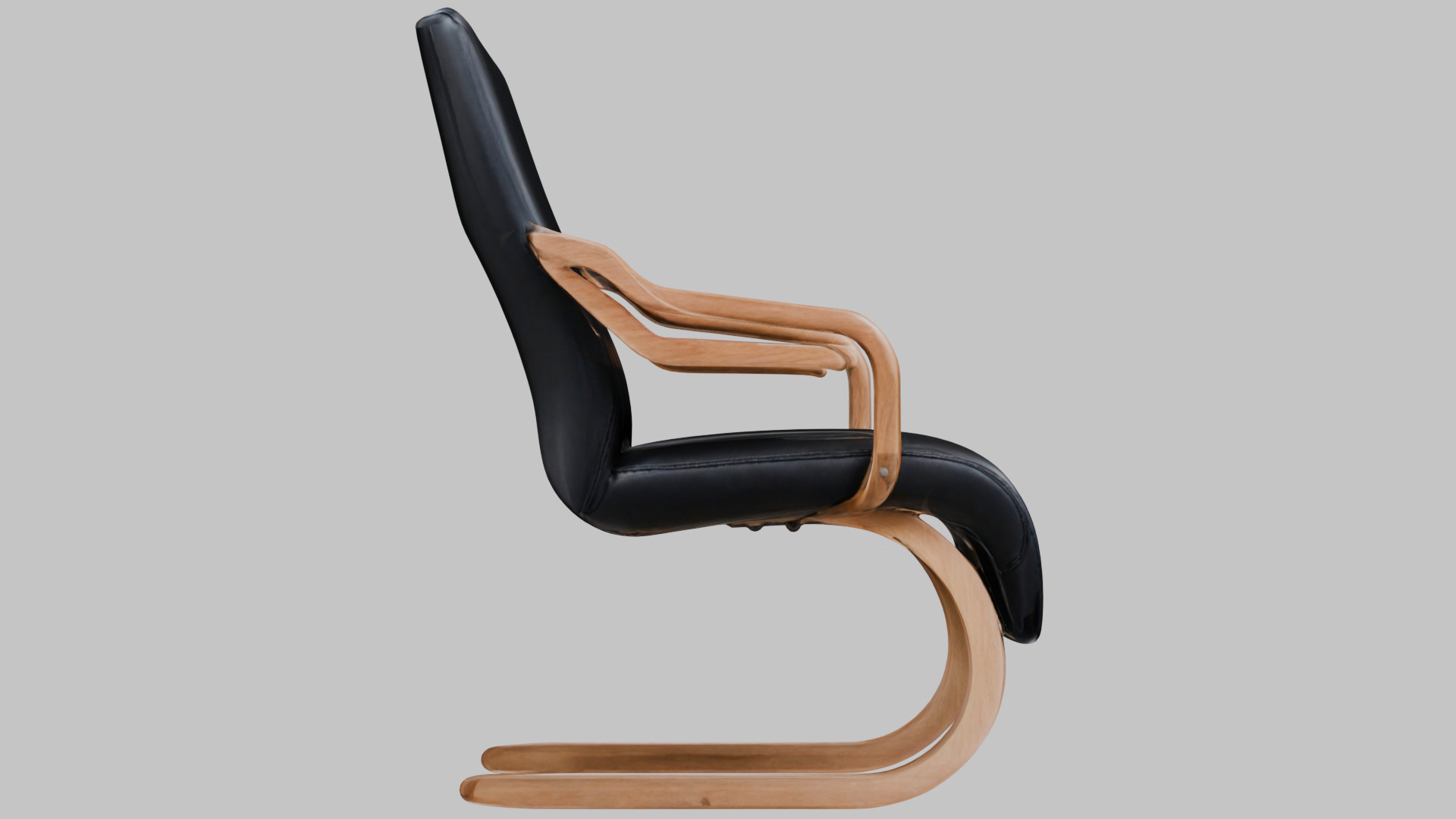 Modernist Chair 3D Model Low-poly 3D model_6
