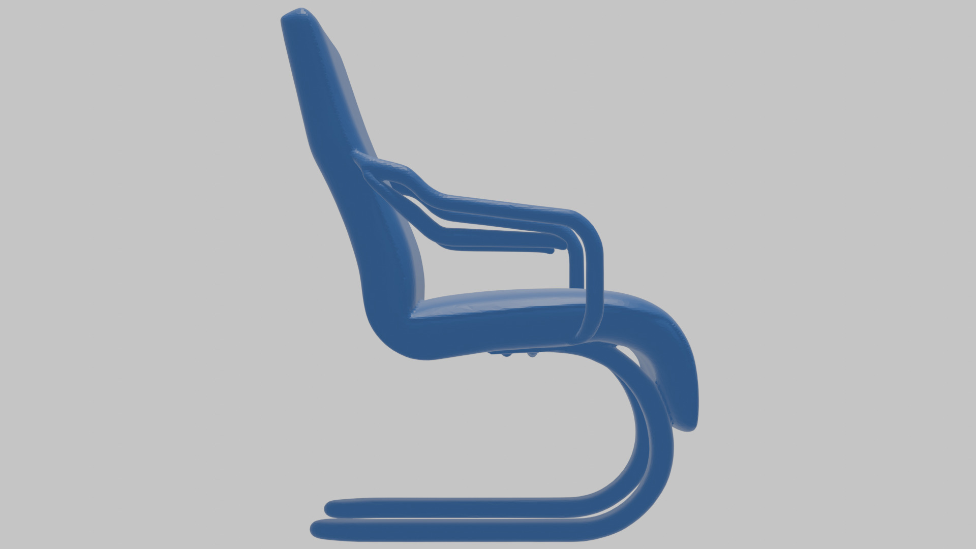 Modernist Chair 3D Model Low-poly 3D model_16