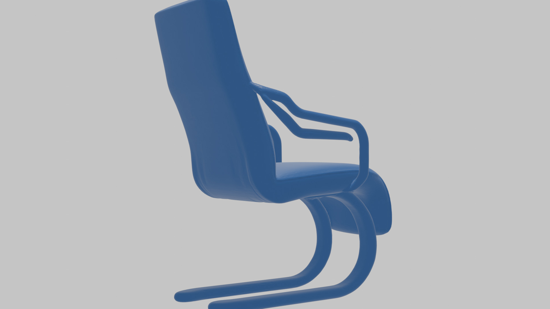 Modernist Chair 3D Model Low-poly 3D model_17