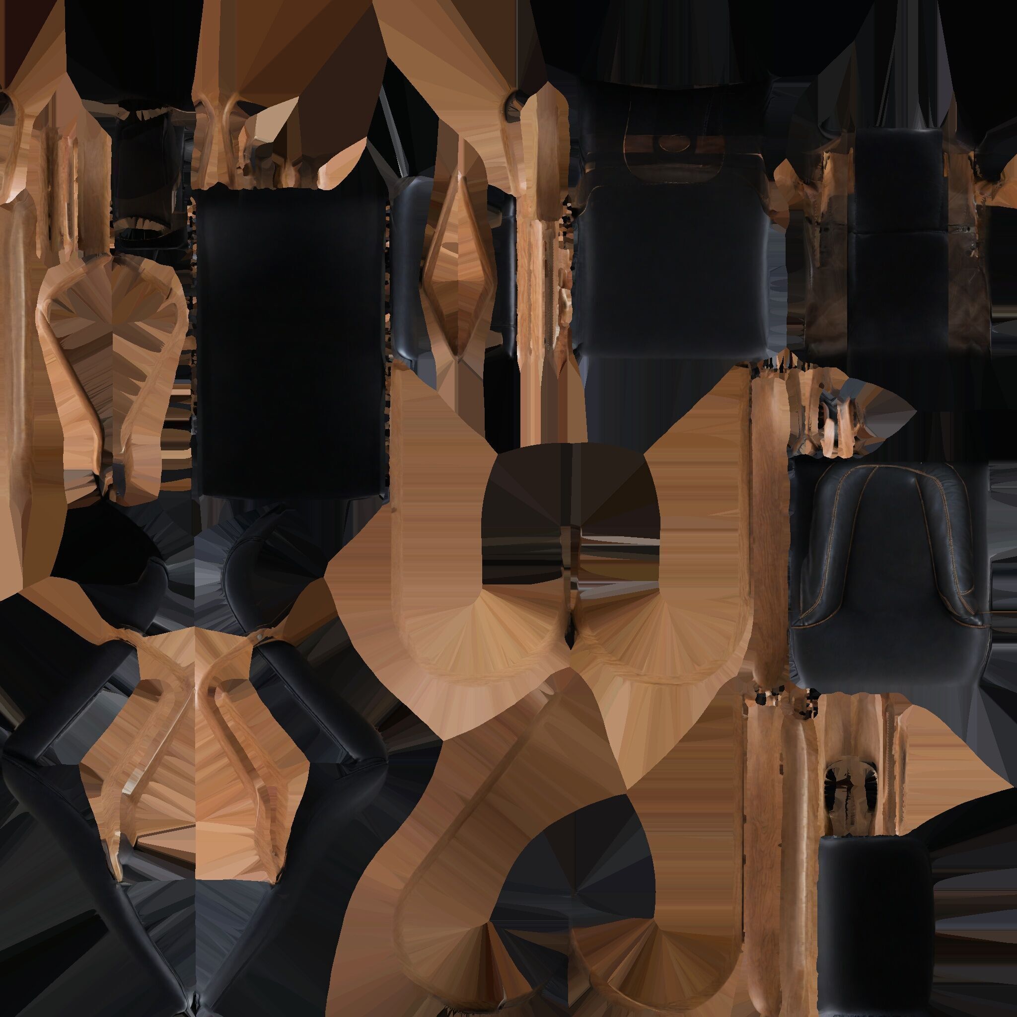 Modernist Chair 3D Model Low-poly 3D model_21