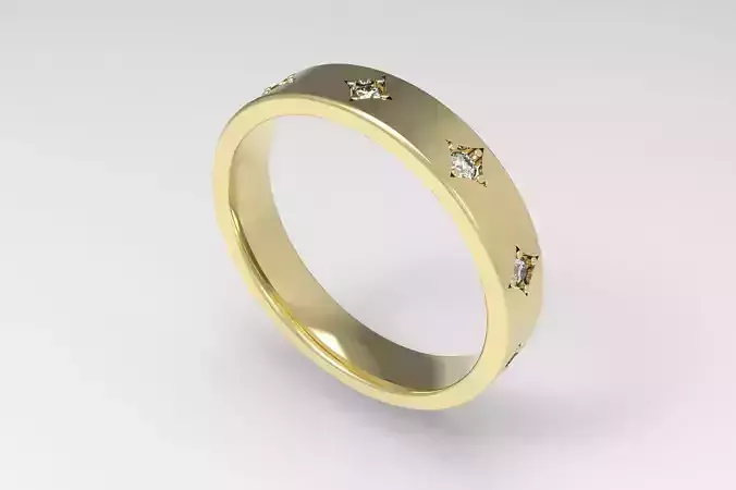 wedding eternity ring with diamonds