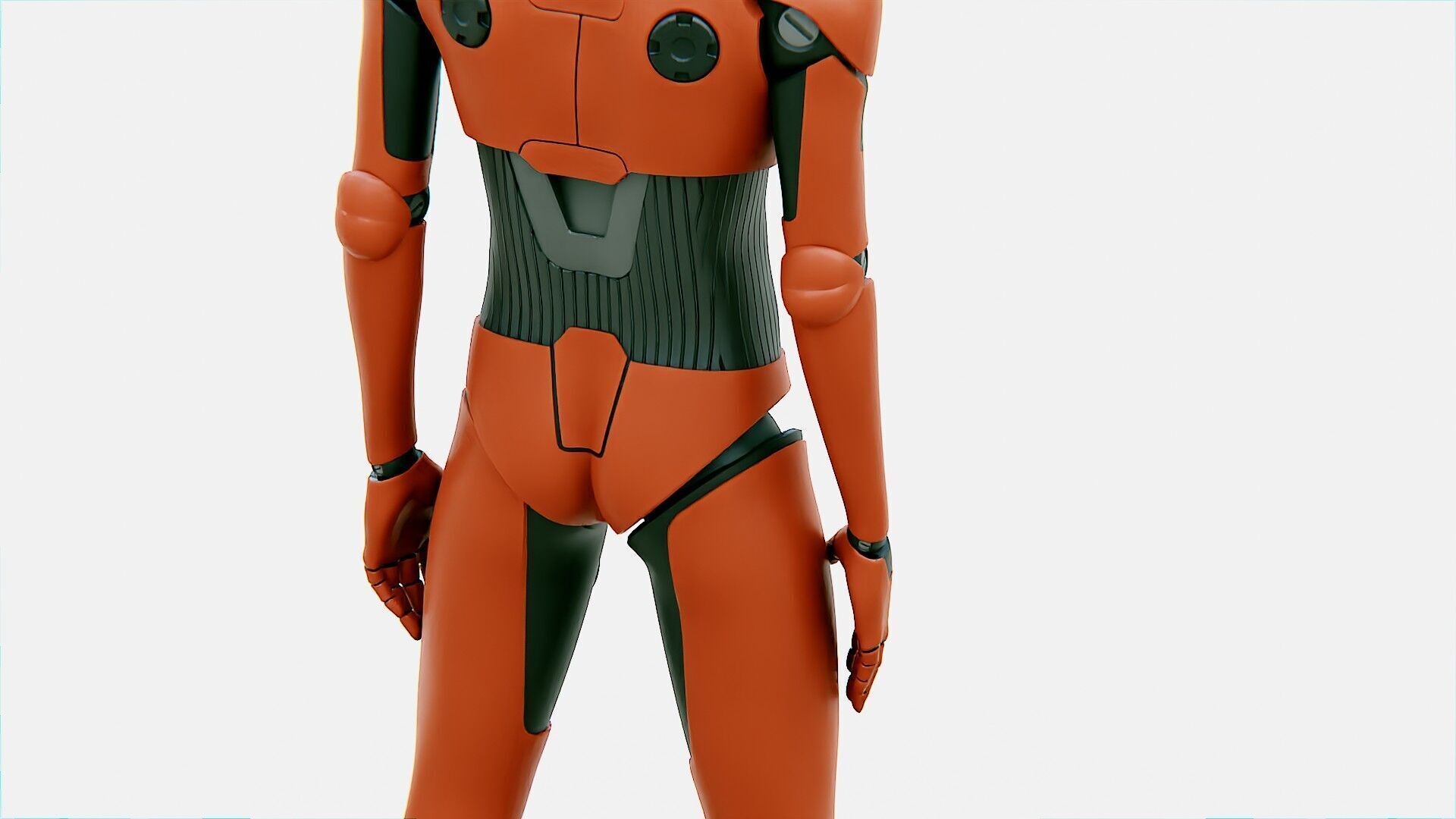 i-HOMO 03 Rigged for Unreal Engine - Unity - MIXAMO 3D model_27