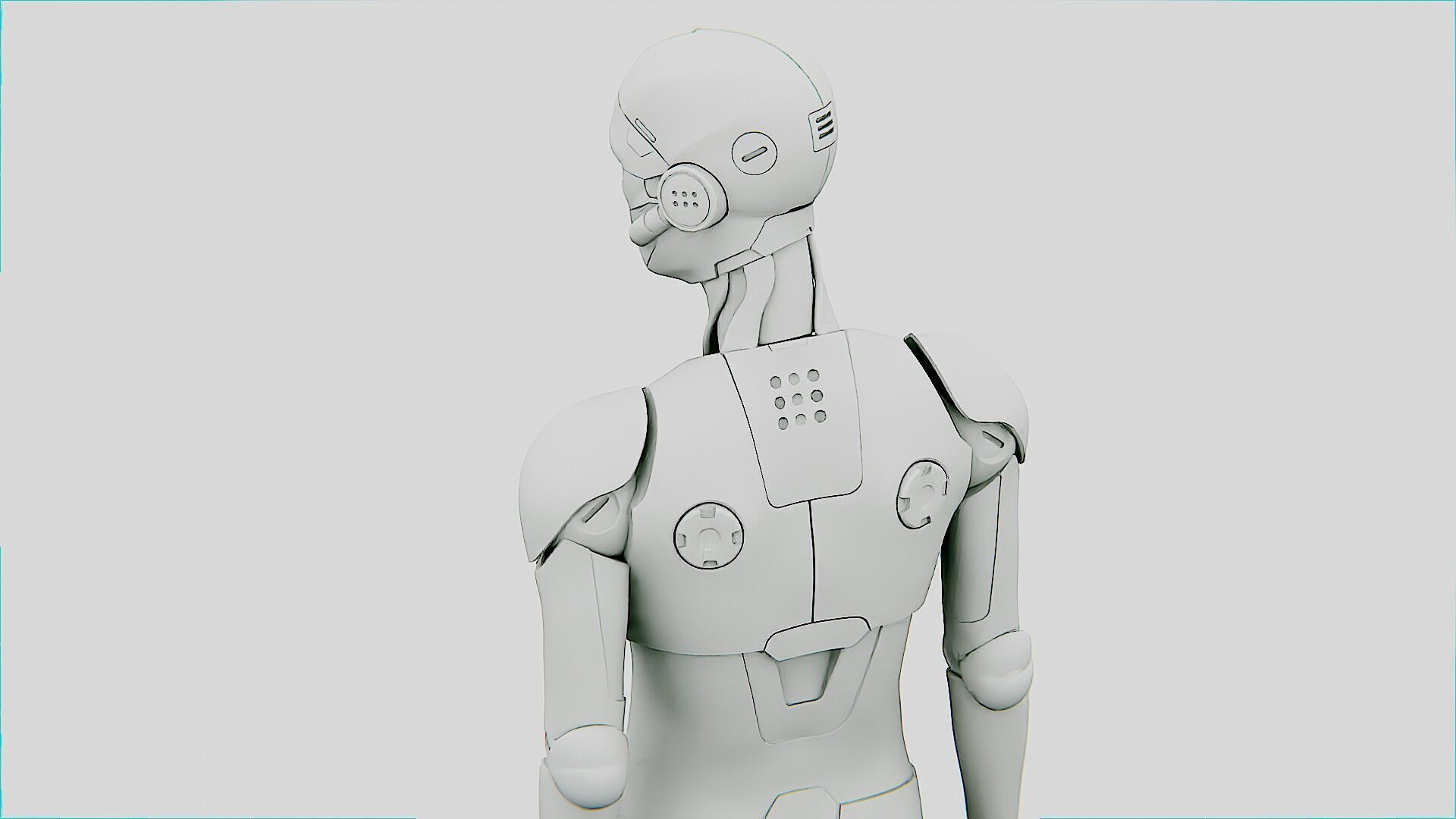 i-HOMO 03 Rigged for Unreal Engine - Unity - MIXAMO 3D model_35