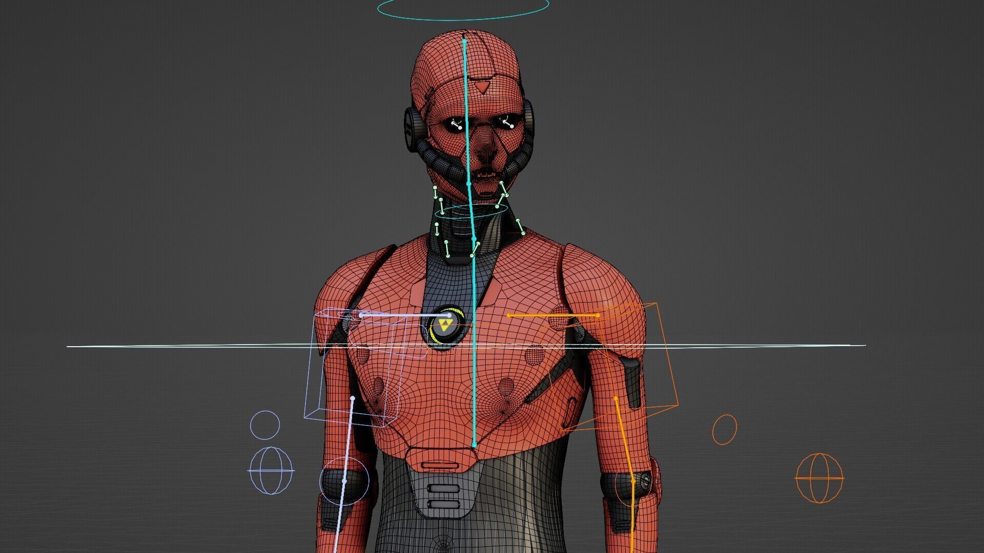 i-HOMO 03 Rigged for Unreal Engine - Unity - MIXAMO 3D model_39
