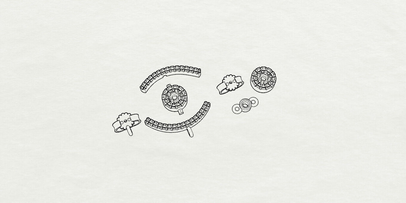  Messika-Earrings 3D print model_12