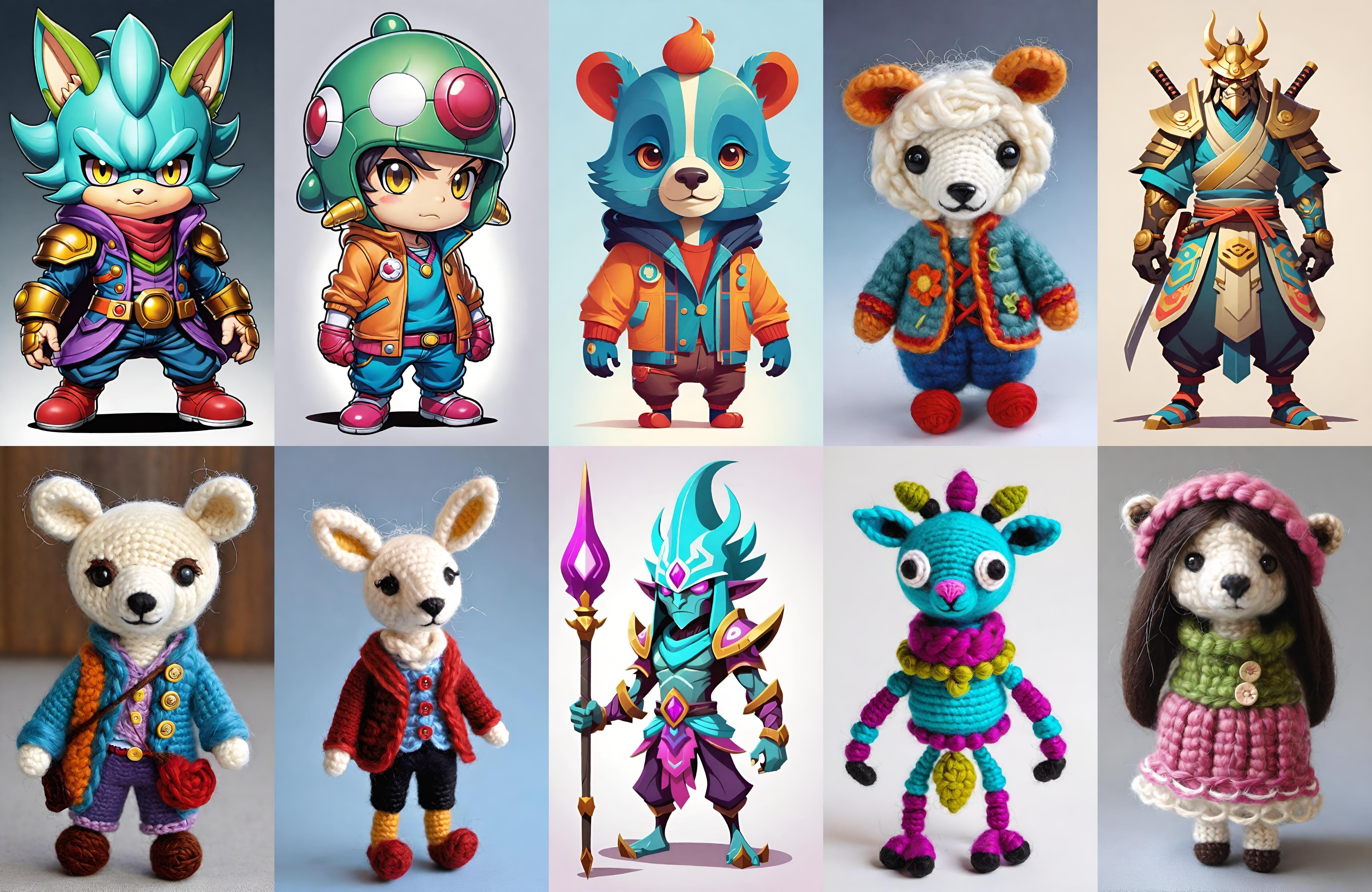 Base Warrior bundle 14 pack 100 fbx Low-poly 3D model_12