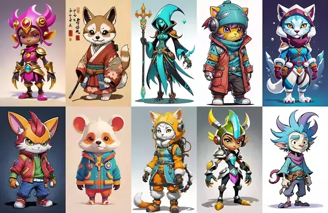 Base Warrior bundle 14 pack 100 fbx