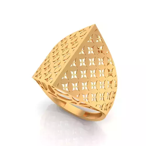 fusion women gold ring 1027