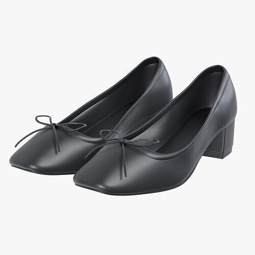 Women slipper 17 Low-poly 3D model