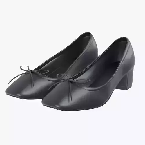 Women slipper 17 Low-poly 3D model