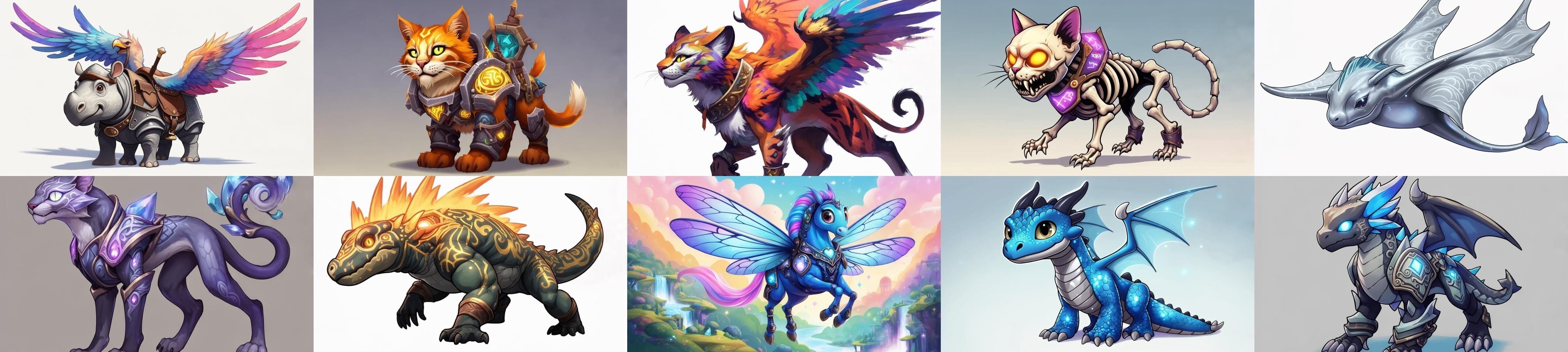 Base Mount bundle 8 pack 81 fbx Low-poly 3D model_14