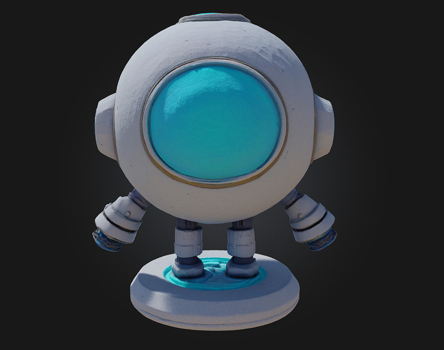 Puffloo the Cloud Sprite 3D Printable Fantasy Figurine 3D print model_1