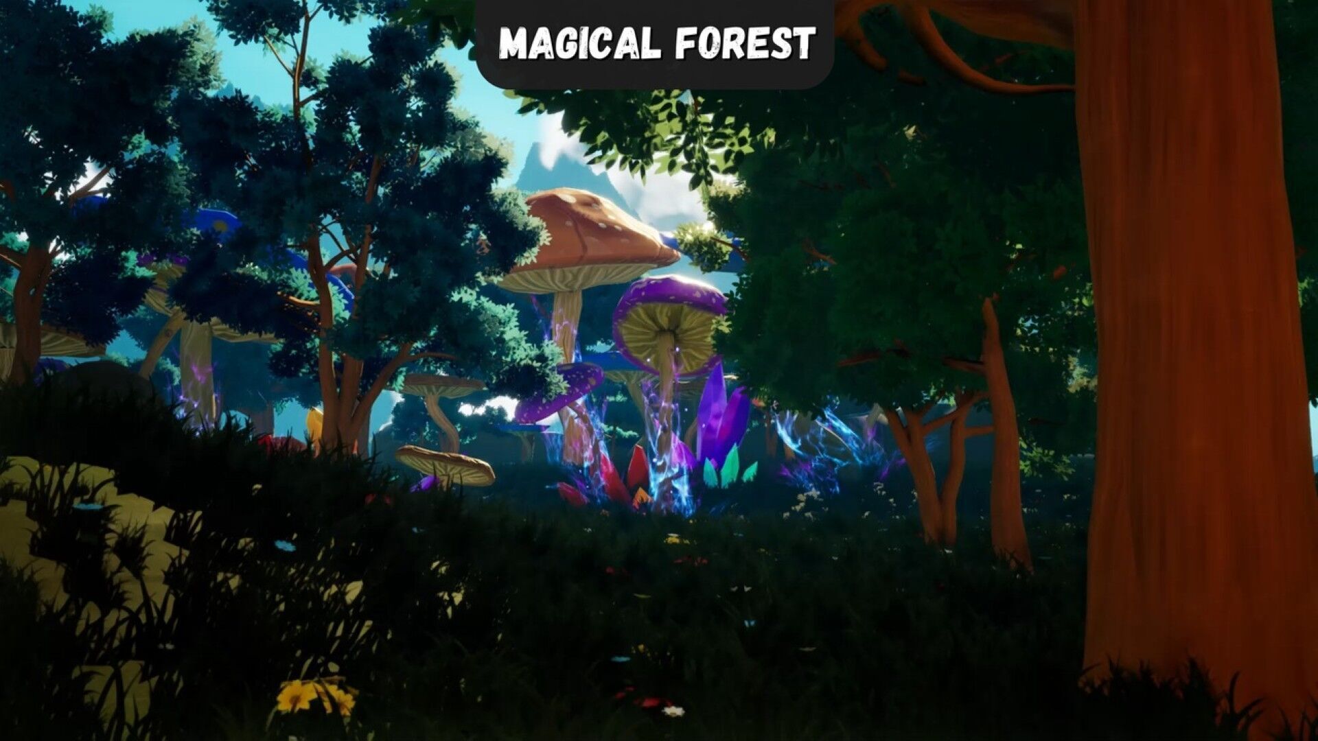 Stylized Village Low-poly 3D model_4