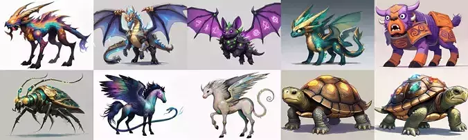 Base Mount bundle 3 pack 100 fbx