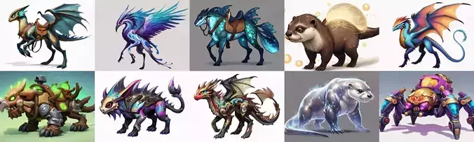 Base Mount bundle 1 pack 100 fbx