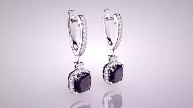 Earrings graff 3D print model