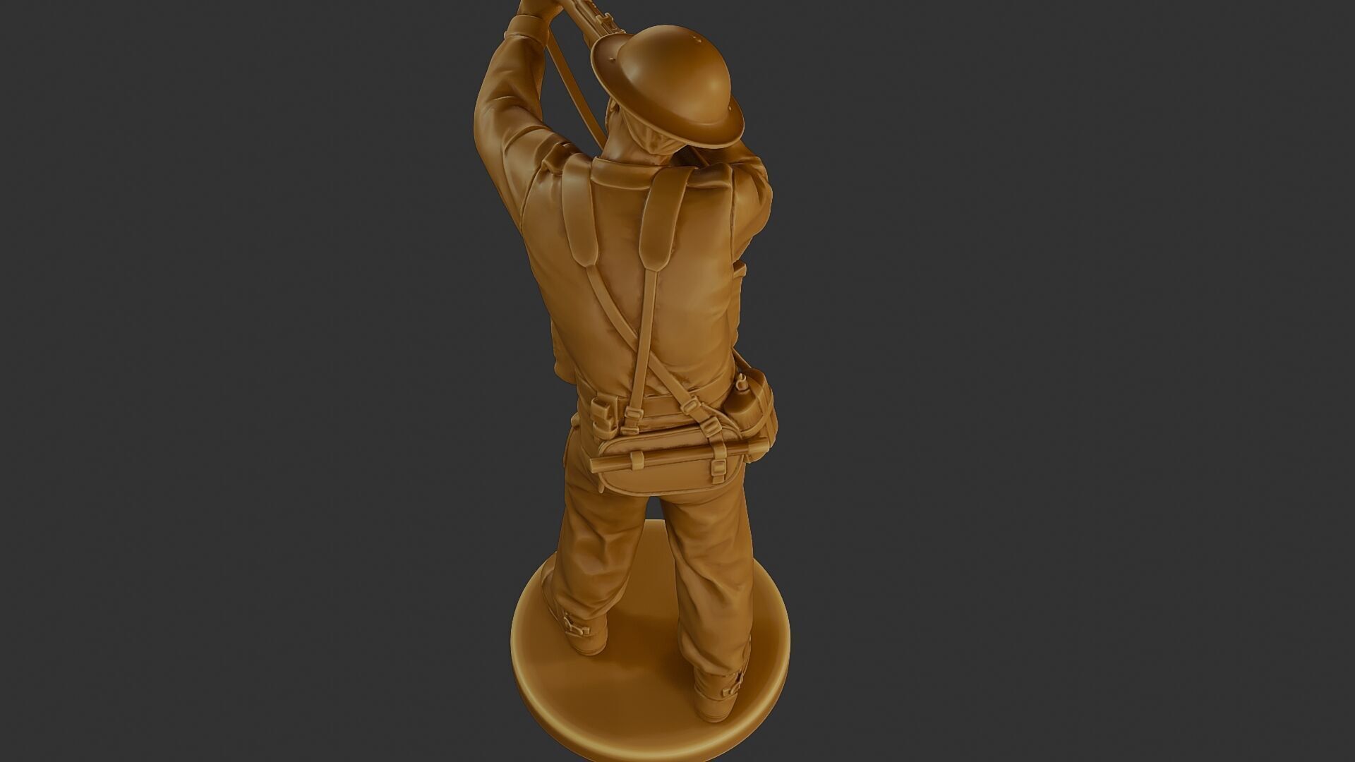 British Soldier WW2 B1 001 3D print model_15