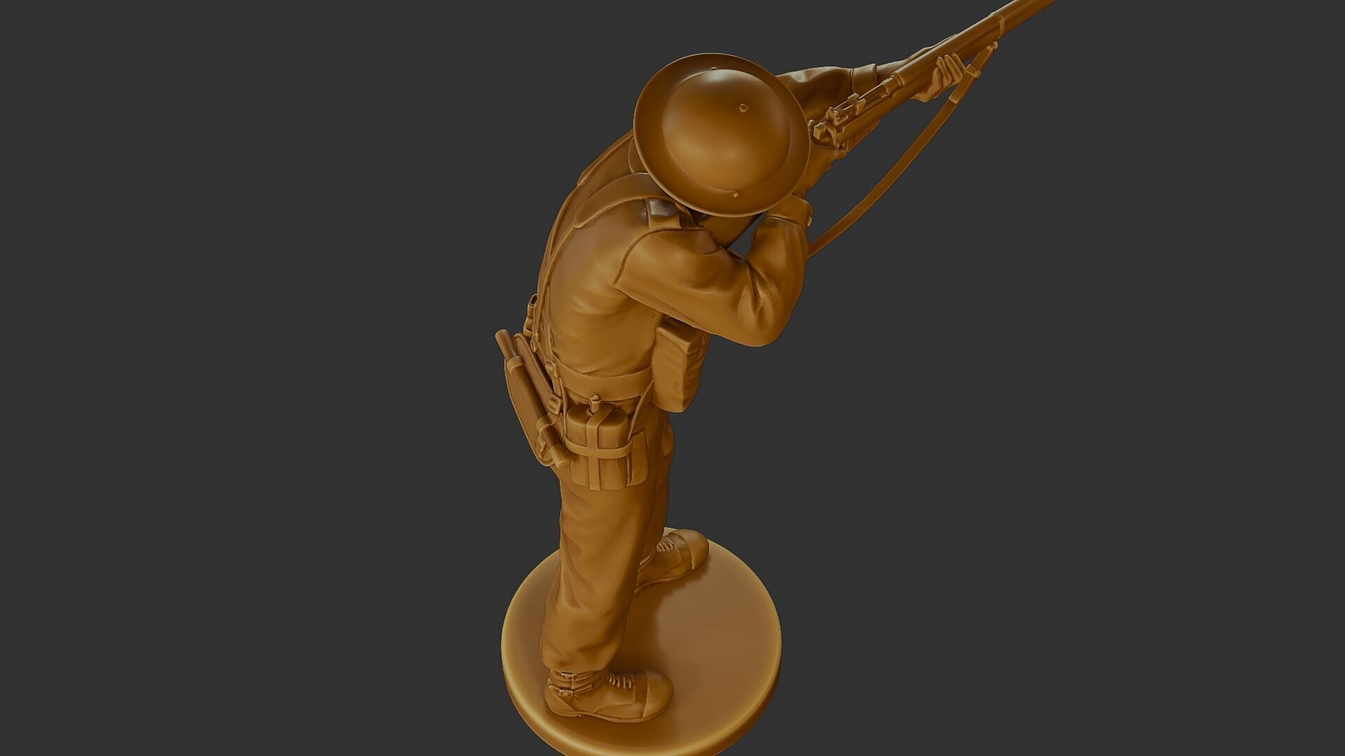British Soldier WW2 B1 001 3D print model_22