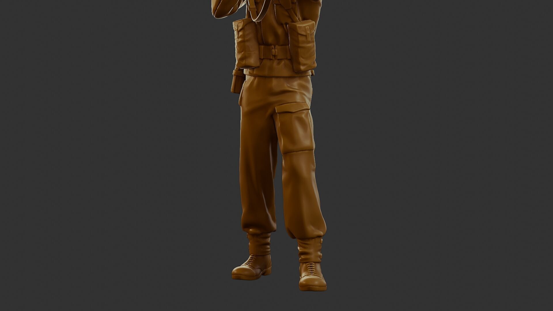 British Soldier WW2 B1 001 3D print model_28