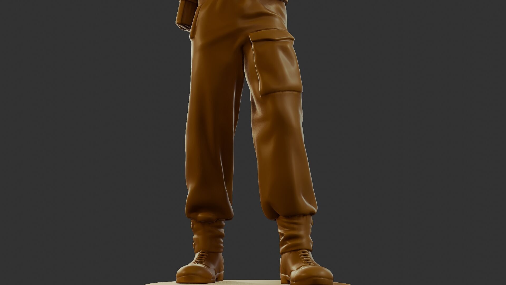 British Soldier WW2 B1 001 3D print model_13
