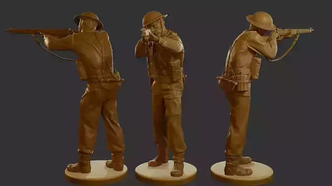 British Soldier WW2 B1 001