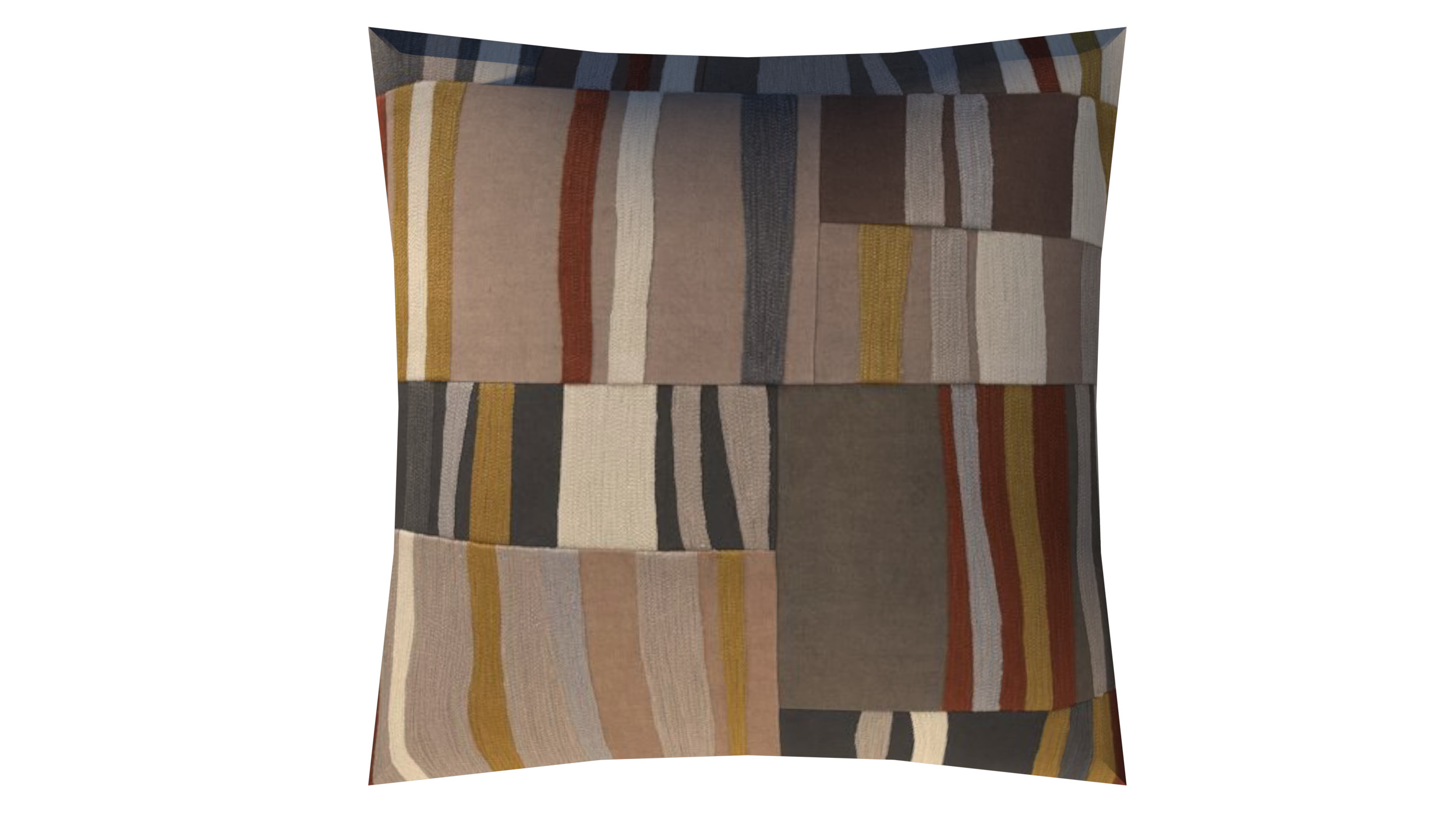 Fabric Pillow pack 8 Low-poly 3D model_7