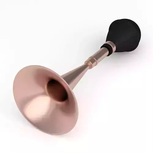 Vintage Vehicle Horn Copper 03