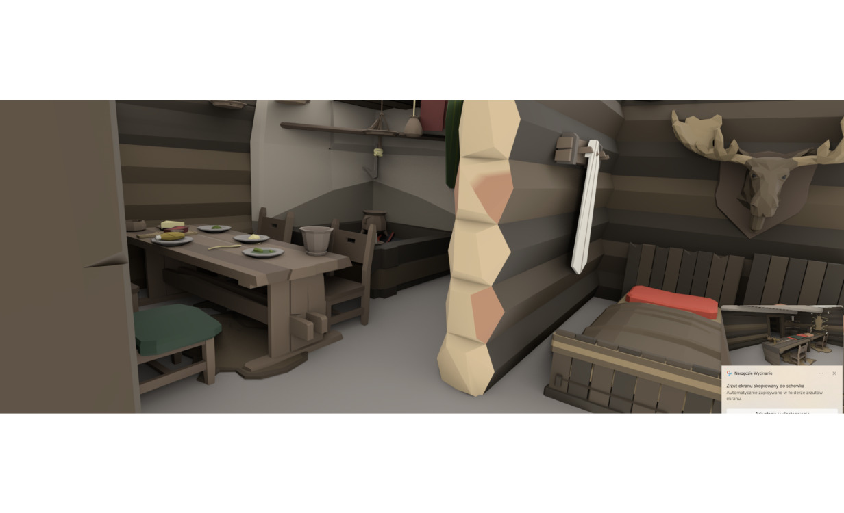 Stylized Low-Poly Game Village House for Creative Projects Free low-poly 3D model_12