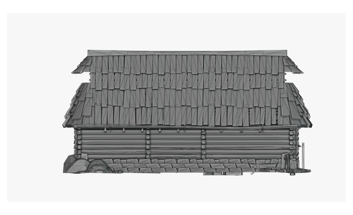Stylized Low-Poly Game Village House for Creative Projects Free low-poly 3D model_17