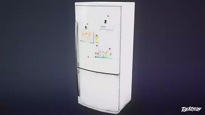 SUBURBS - Refrigerator 04 - LOW POLY AND NANITE