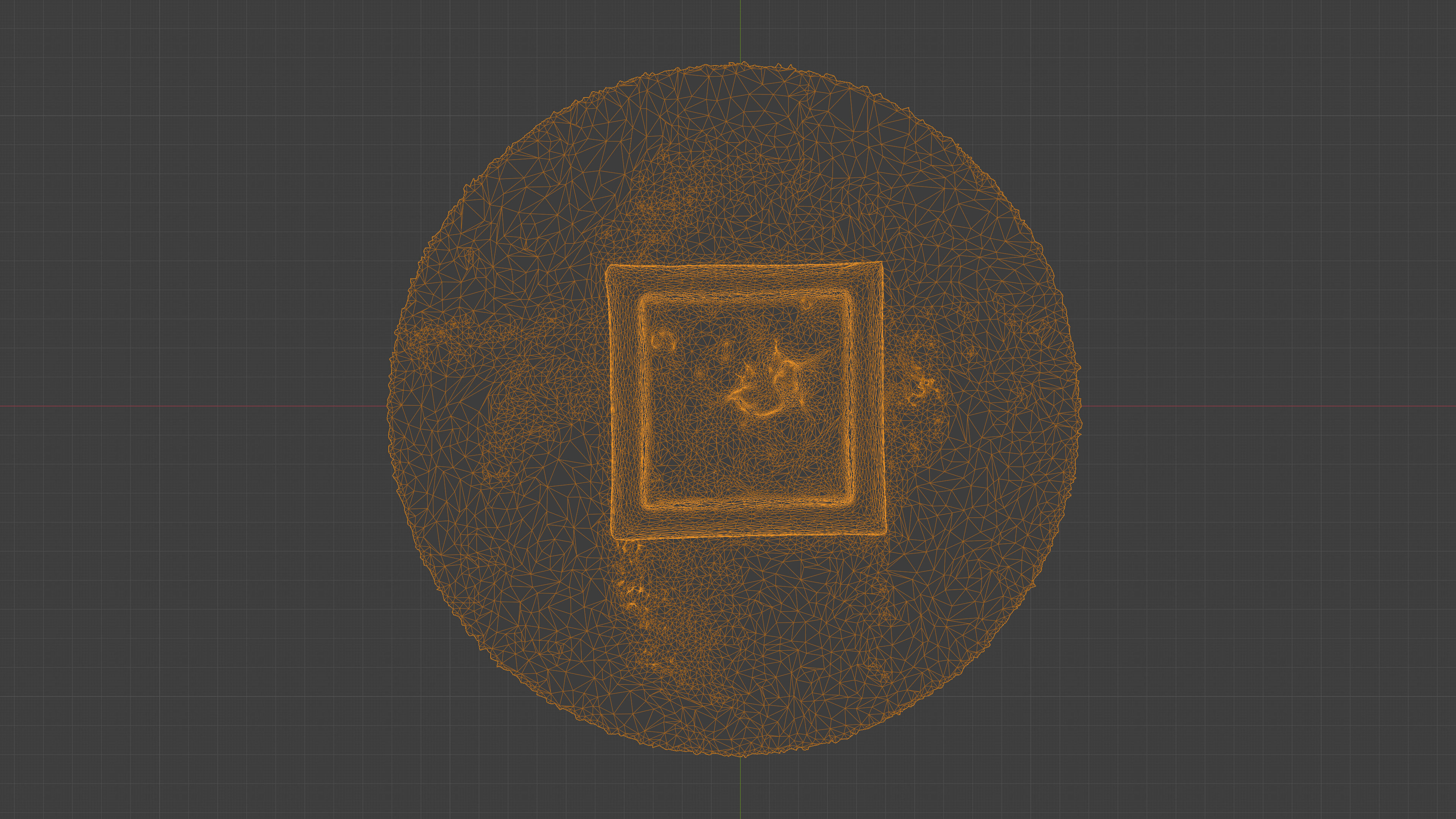 Photorealistic 3D scan of concrete empty planter Low-poly 3D model_31