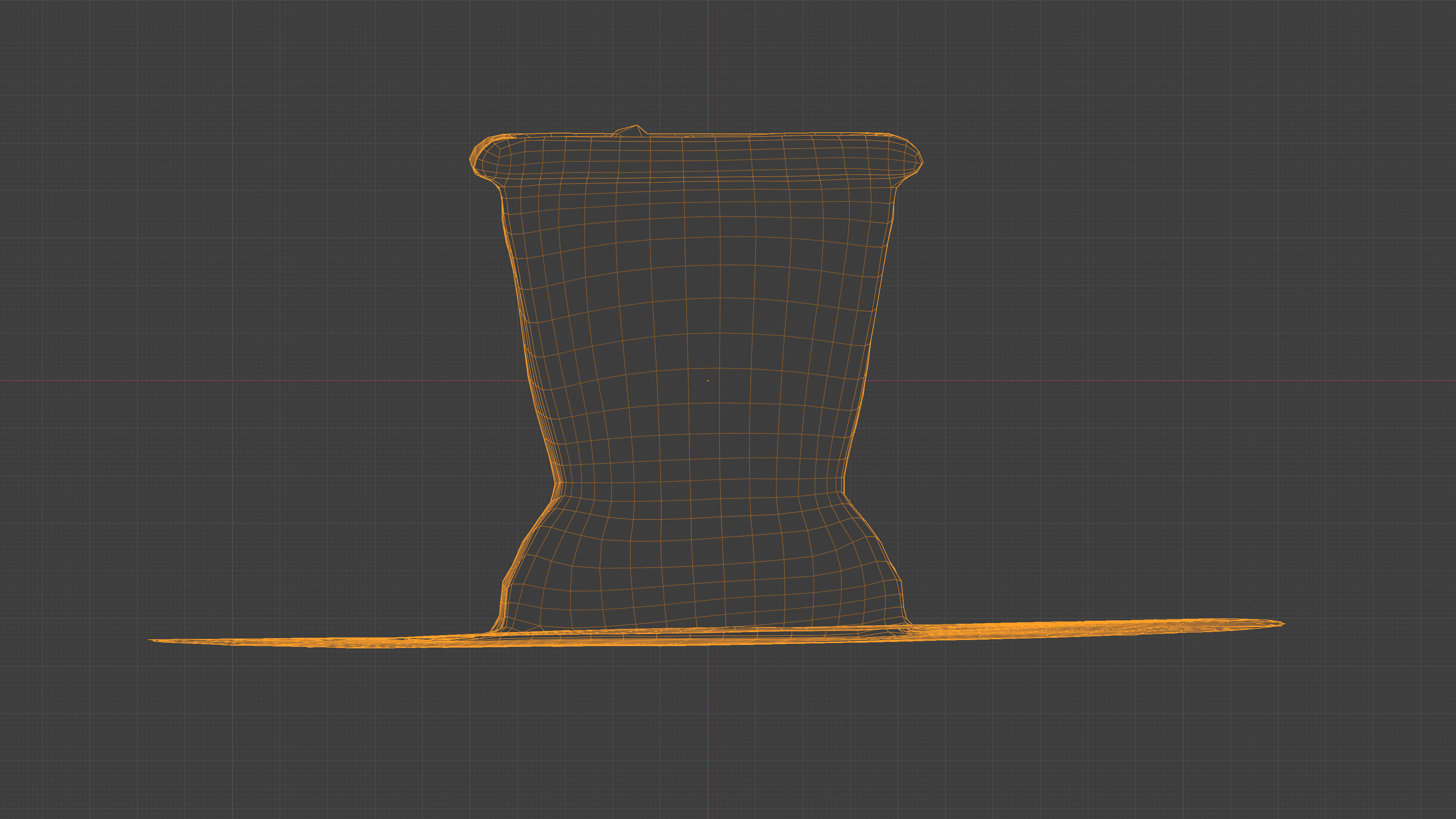 Photorealistic 3D scan of concrete empty planter Low-poly 3D model_24