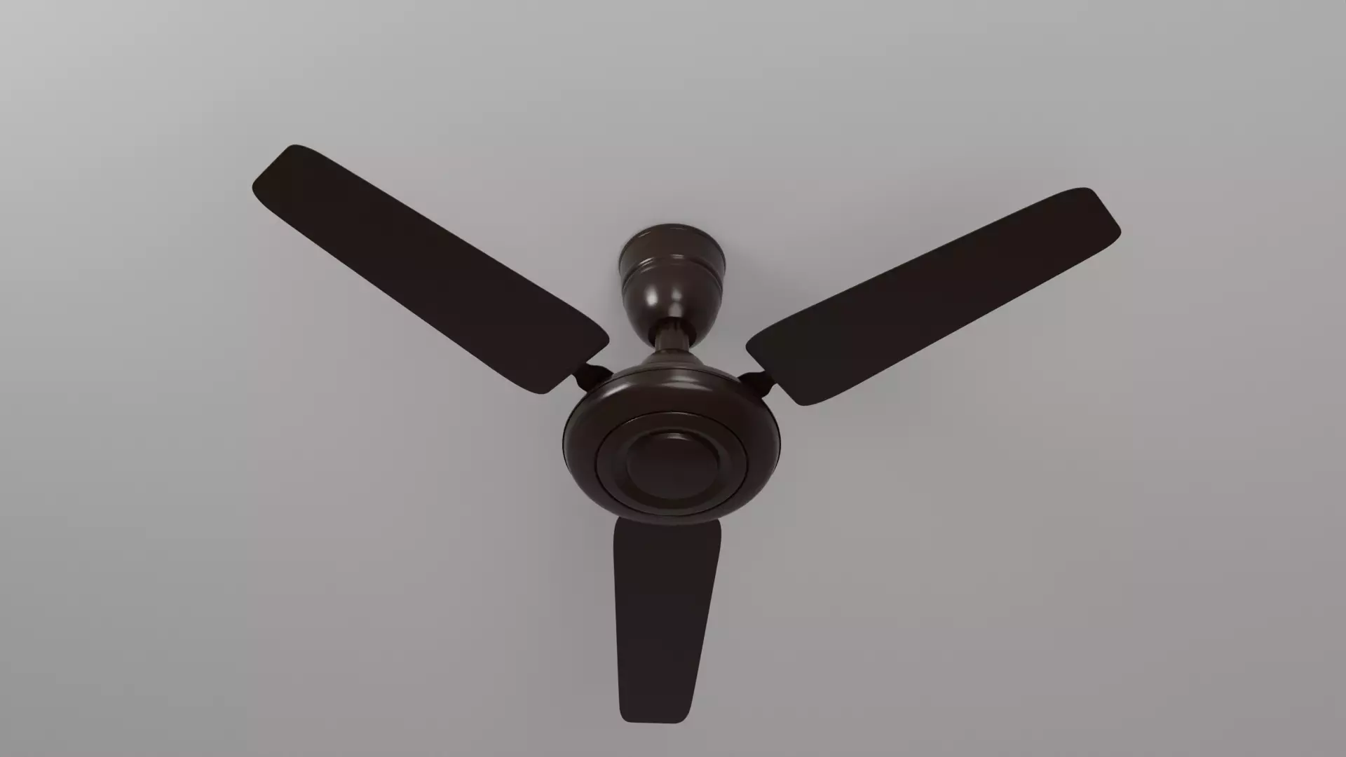 3D Render of a Ceiling Fan Low-poly 3D model_0