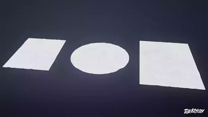 SUBURBS - Rug 05 - LOW POLY AND NANITE