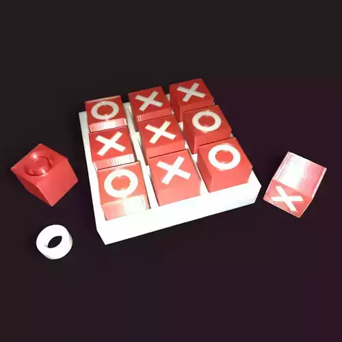 TIC TAC TOE GAME 3D print model