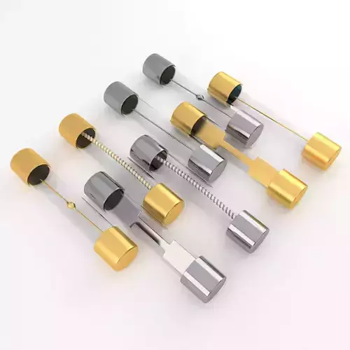 Glass Tube Fuse Gold and Silver Collection
