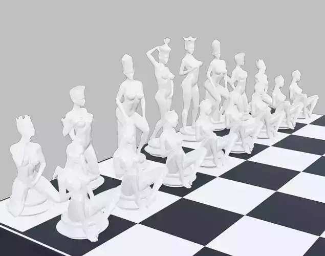 Sexy Women Chess Set